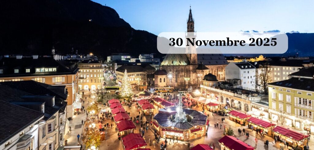 MERCATINI DI NATALE Bolzano e le ceramiche Thun