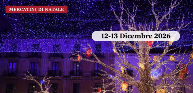 Le Luci d Artista di Salerno con il cielo di luci e gli alberi illuminati