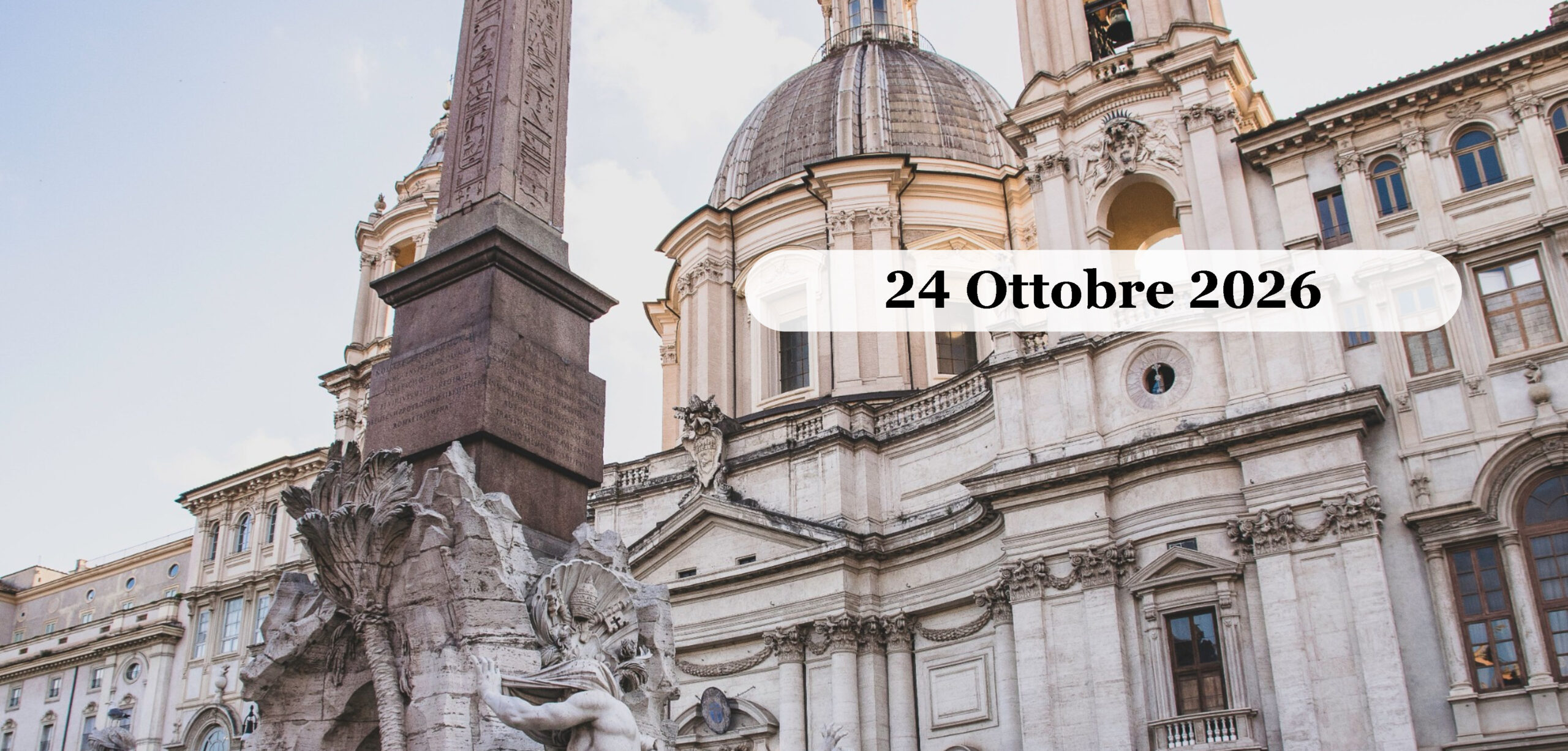 Roma: Galleria Doria Pamphilj e il Caravaggio Ottobre 2026 Piazza Navona a Roma con la Fontana dei Quattro Fiumi