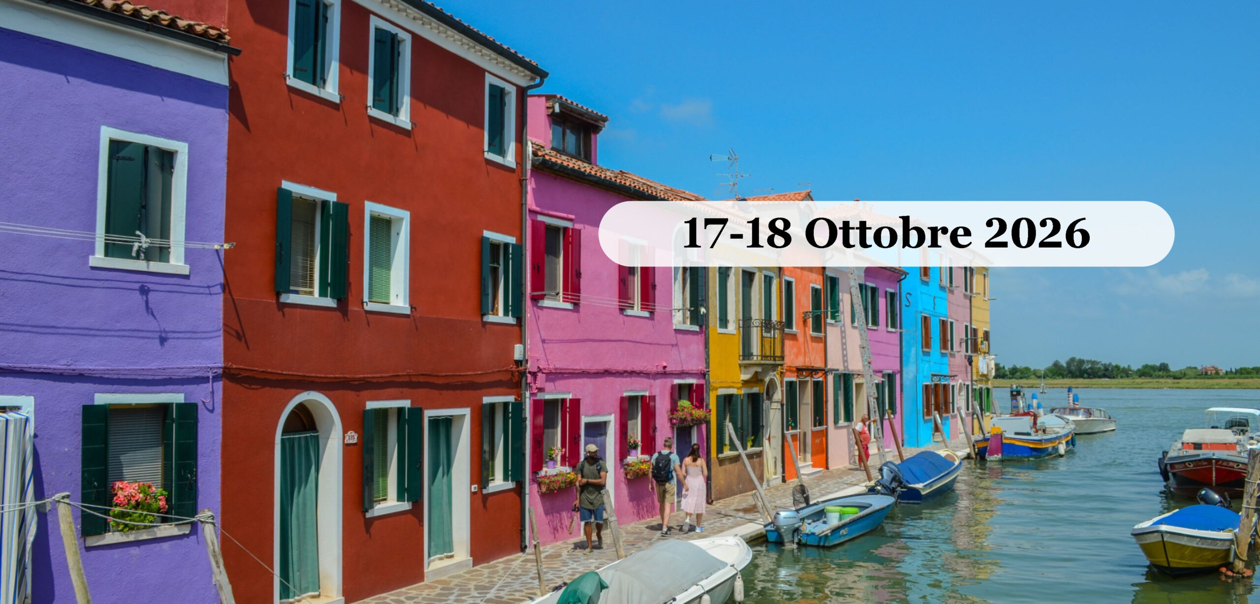 Venezia e le isole della Laguna Ottobre 2026 Le case colorate di Burano nella laguna di Venezia