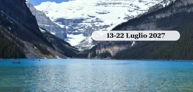 Lago Louise con le Montagne Rocciose canadesi, tour in Canada luglio 2027
