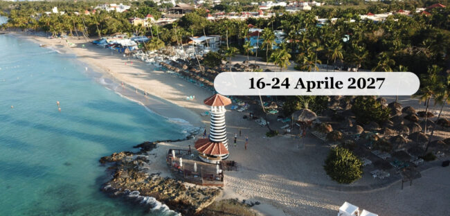 Dominicus Beach a Bayahibe dall'alto, viaggio di aprile 2027