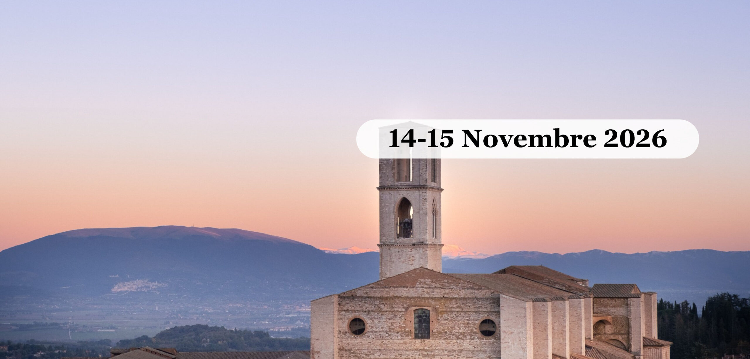 Umbria Golosa: Eurochocolate a Perugia, Todi, Spoleto e Castagnata Novembre 2026 San Domenico a Perugia al tramonto